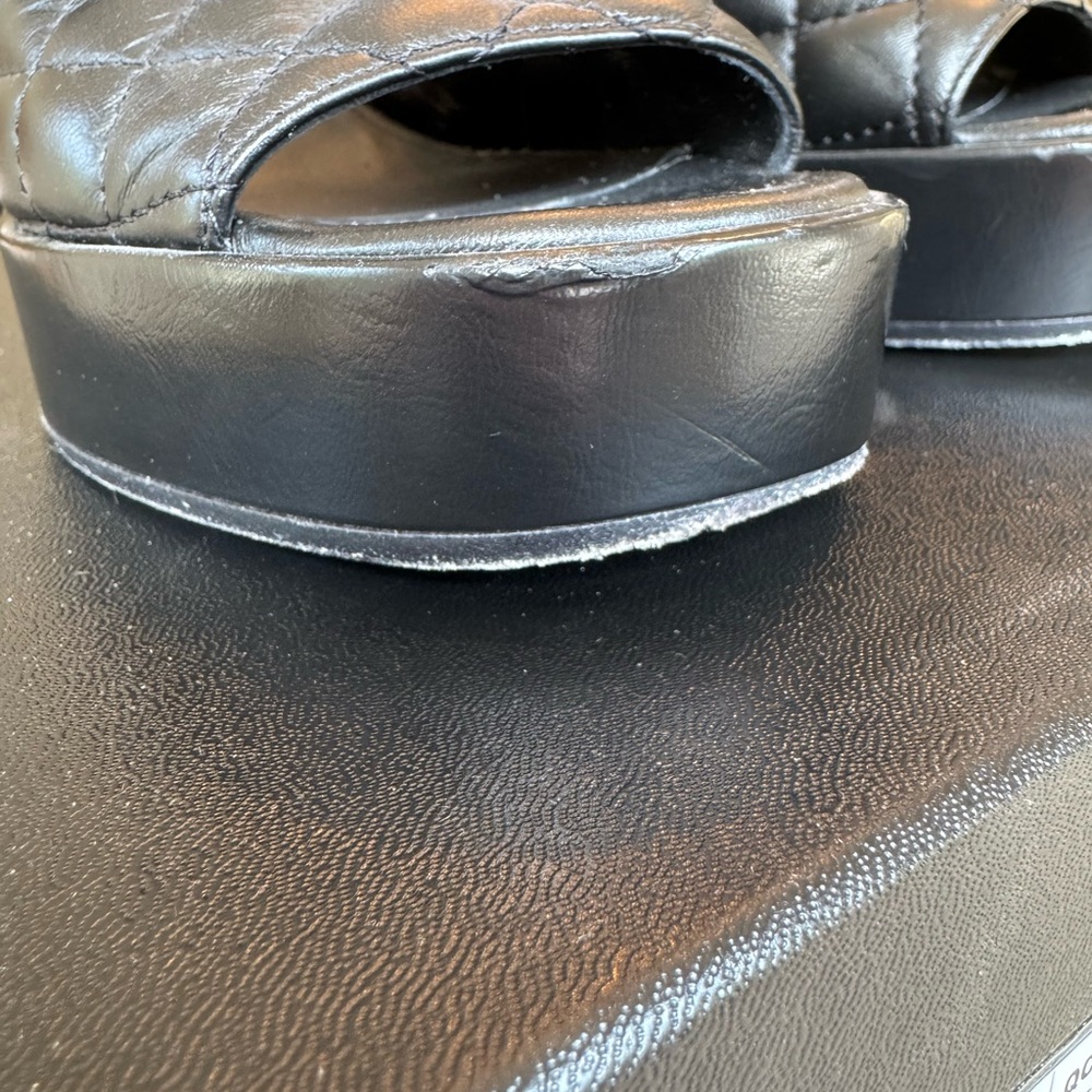 CHANEL Black Platform Shoes - Picture 7 of 9